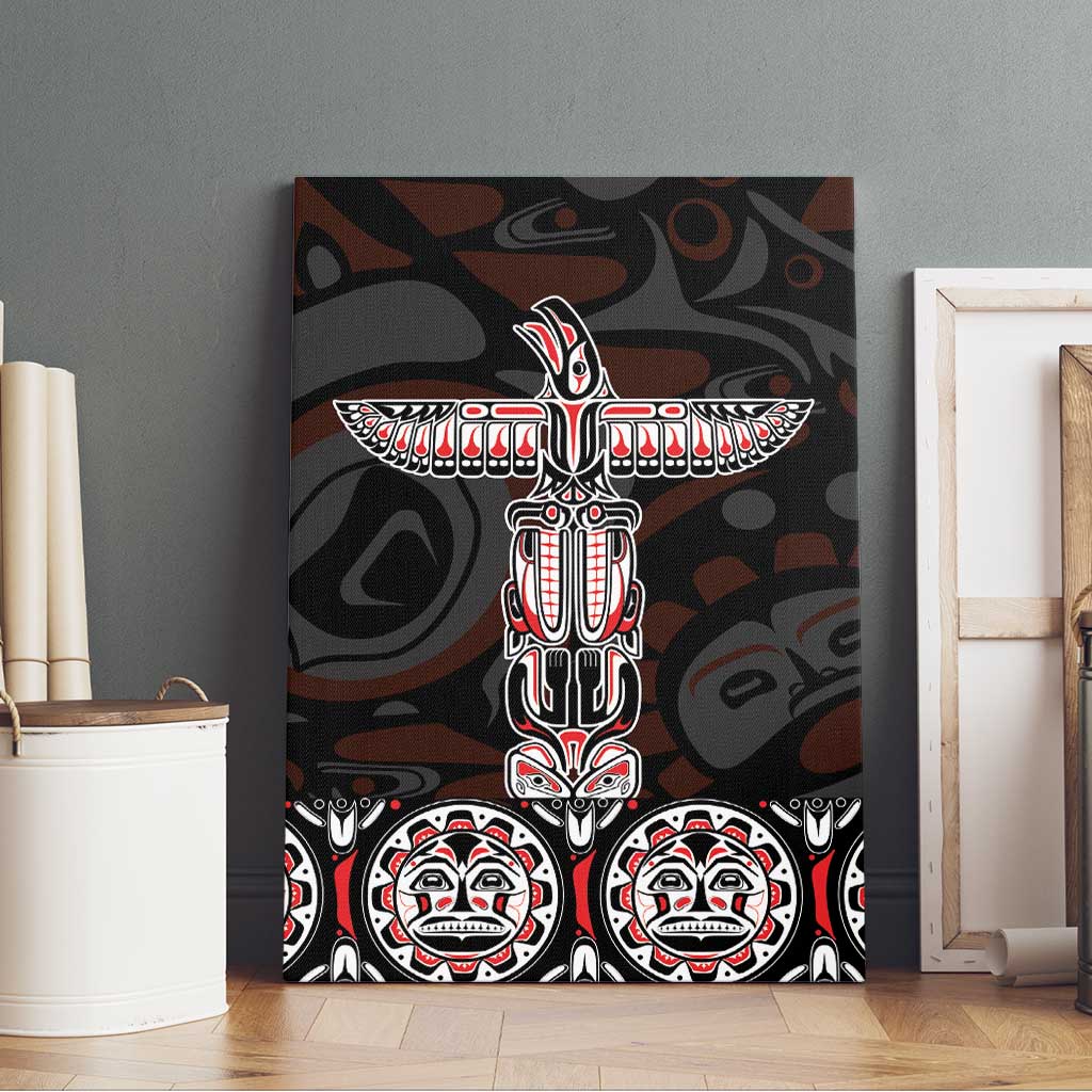 Canada Haida Totem Canvas Wall Art Haida Spirit