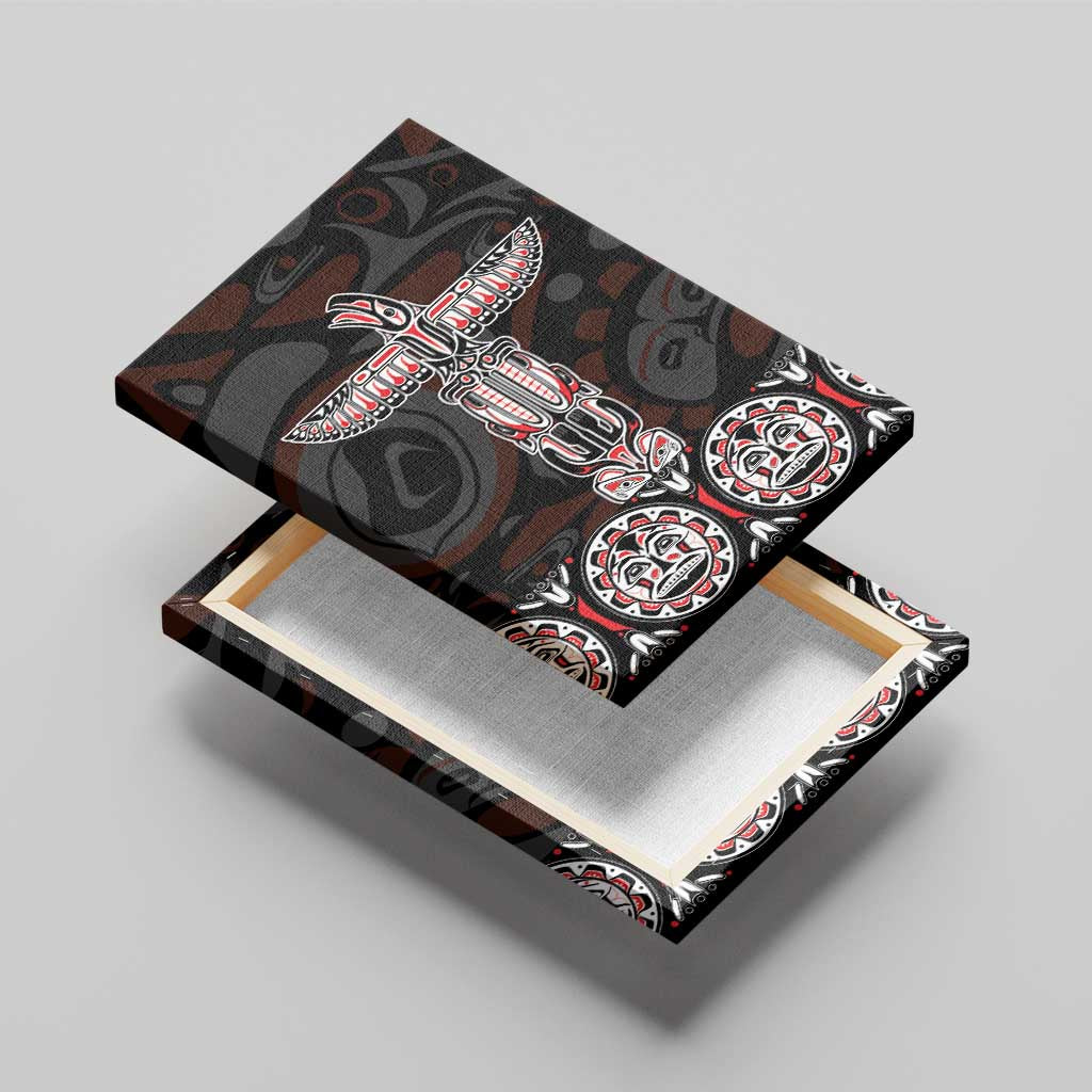 Canada Haida Totem Canvas Wall Art Haida Spirit