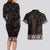 Canada Haida Totem Couples Matching Long Sleeve Bodycon Dress and Hawaiian Shirt Haida Spirit