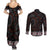Canada Haida Totem Couples Matching Summer Maxi Dress and Long Sleeve Button Shirt Haida Spirit