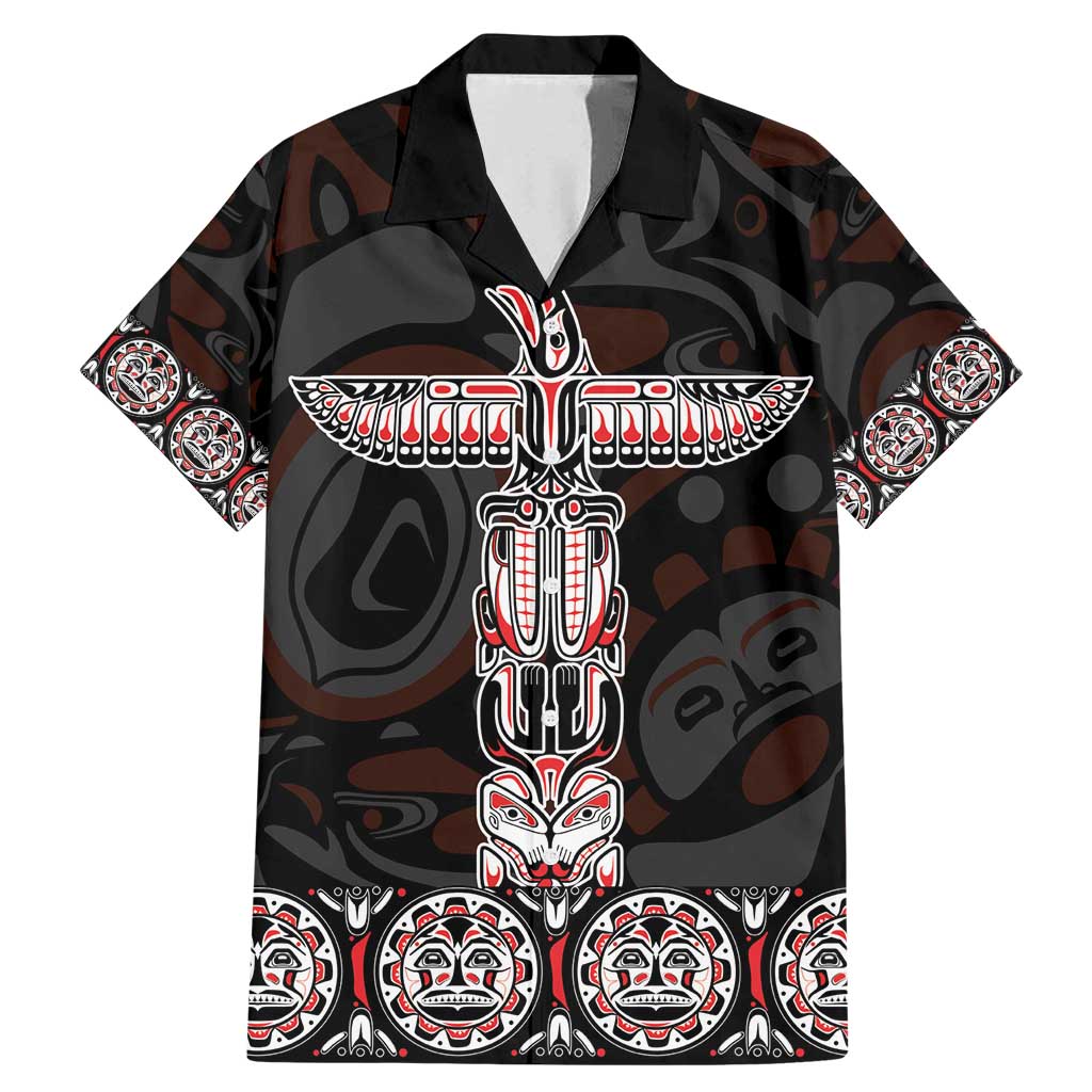 Canada Haida Totem Family Matching Mermaid Dress and Hawaiian Shirt Haida Spirit