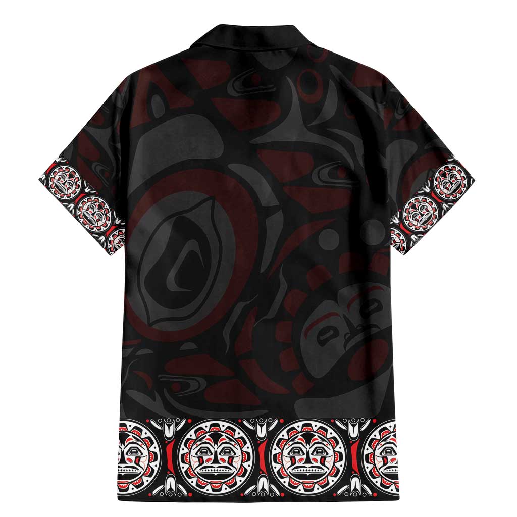 Canada Haida Totem Family Matching Mermaid Dress and Hawaiian Shirt Haida Spirit