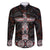 Canada Haida Totem Family Matching Off The Shoulder Long Sleeve Dress and Hawaiian Shirt Haida Spirit