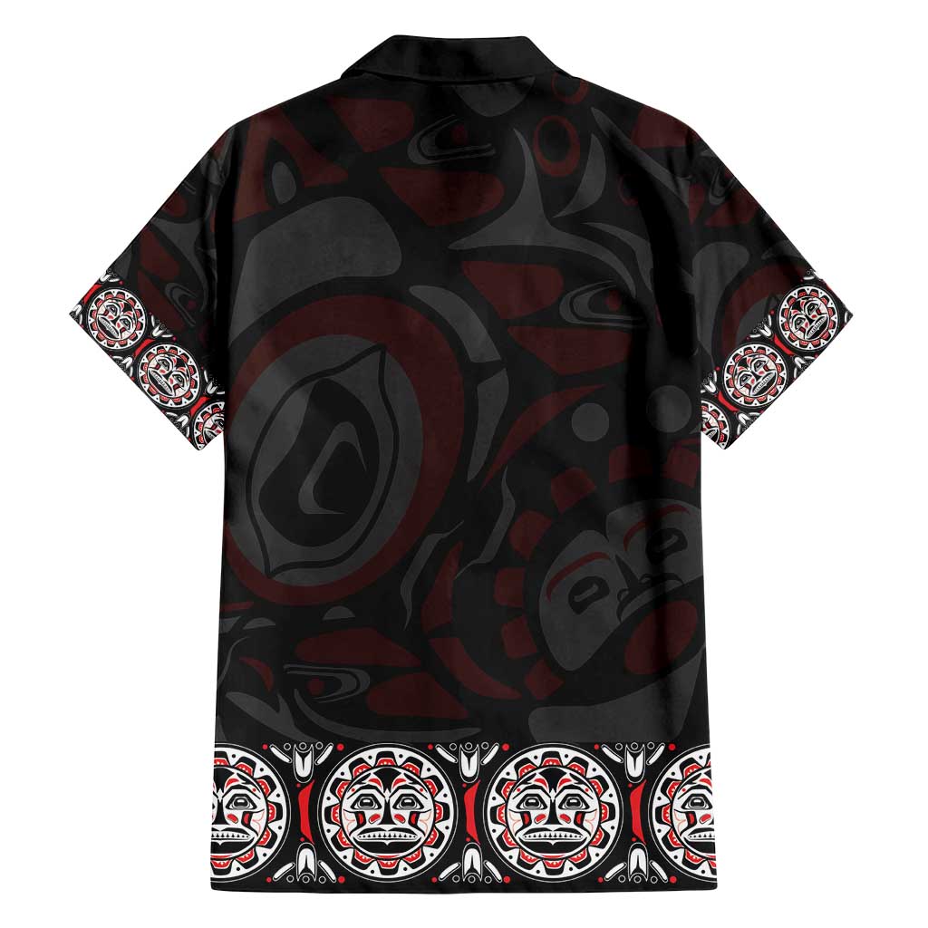 Canada Haida Totem Family Matching Off Shoulder Maxi Dress and Hawaiian Shirt Haida Spirit