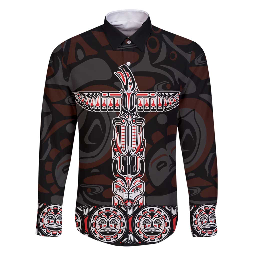 Canada Haida Totem Family Matching Puletasi and Hawaiian Shirt Haida Spirit