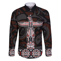 Canada Haida Totem Family Matching Puletasi and Hawaiian Shirt Haida Spirit