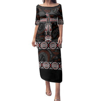 Canada Haida Totem Family Matching Puletasi and Hawaiian Shirt Haida Spirit