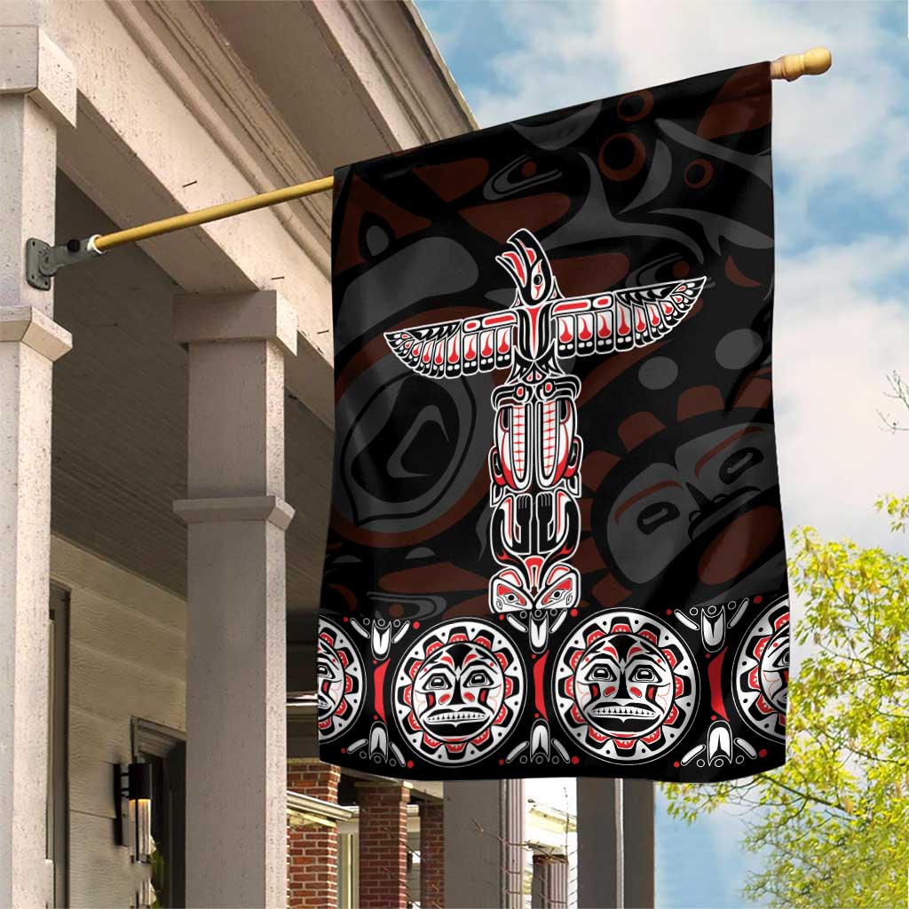 Canada Haida Totem Garden Flag Haida Spirit