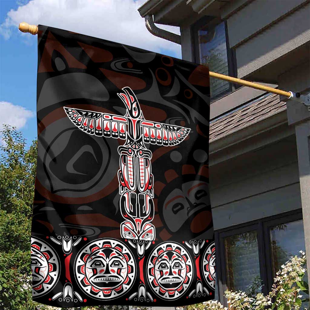 Canada Haida Totem Garden Flag Haida Spirit