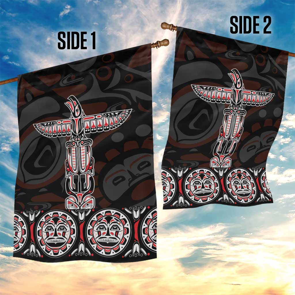 Canada Haida Totem Garden Flag Haida Spirit