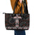 Canada Haida Totem Leather Tote Bag Haida Spirit