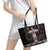 Canada Haida Totem Leather Tote Bag Haida Spirit