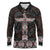 Canada Haida Totem Long Sleeve Polo Shirt Haida Spirit