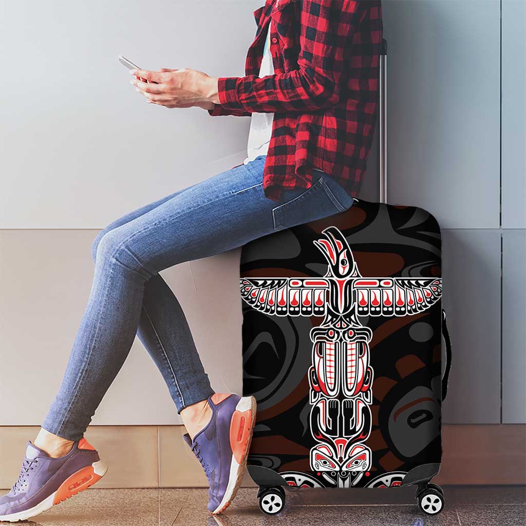 Canada Haida Totem Luggage Cover Haida Spirit
