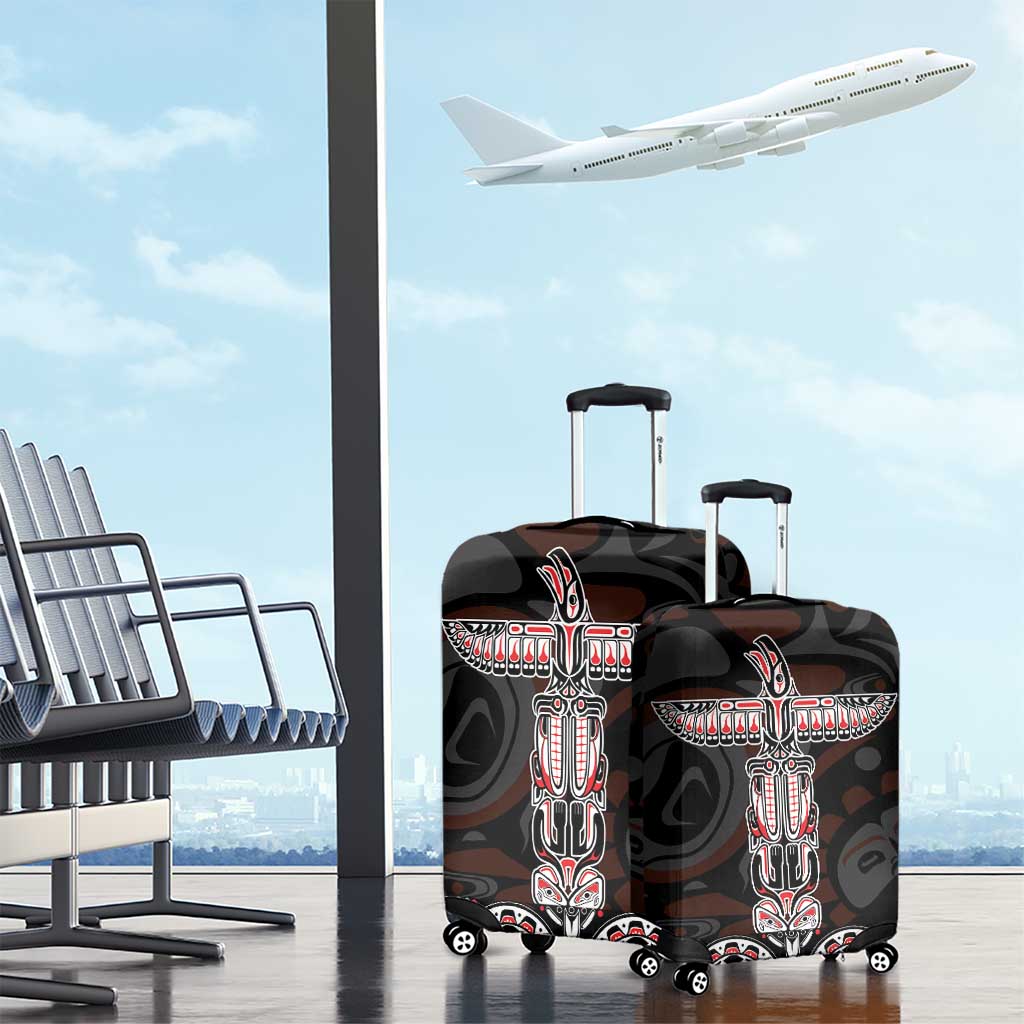 Canada Haida Totem Luggage Cover Haida Spirit