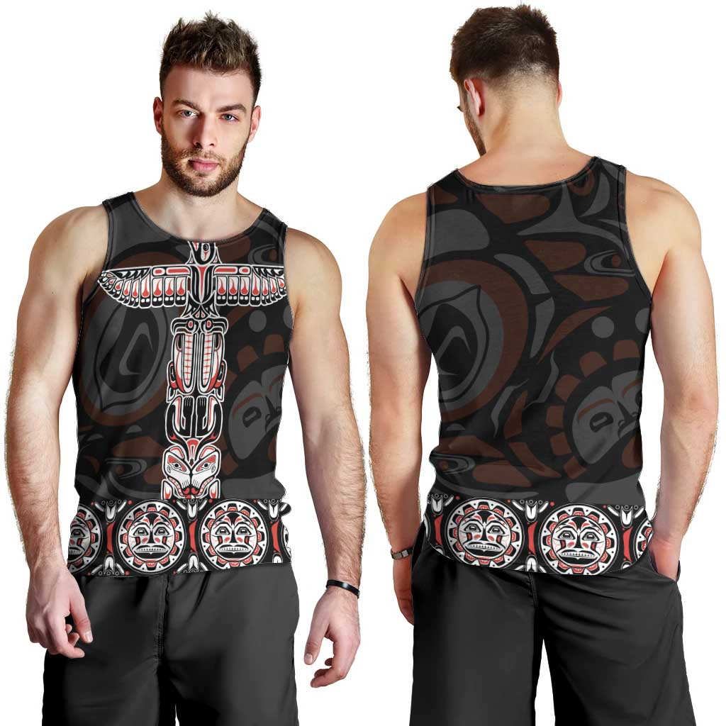 Canada Haida Totem Men Tank Top Haida Spirit