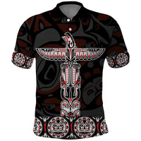 Canada Haida Totem Polo Shirt Haida Spirit