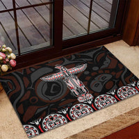 Canada Haida Totem Rubber Doormat Haida Spirit