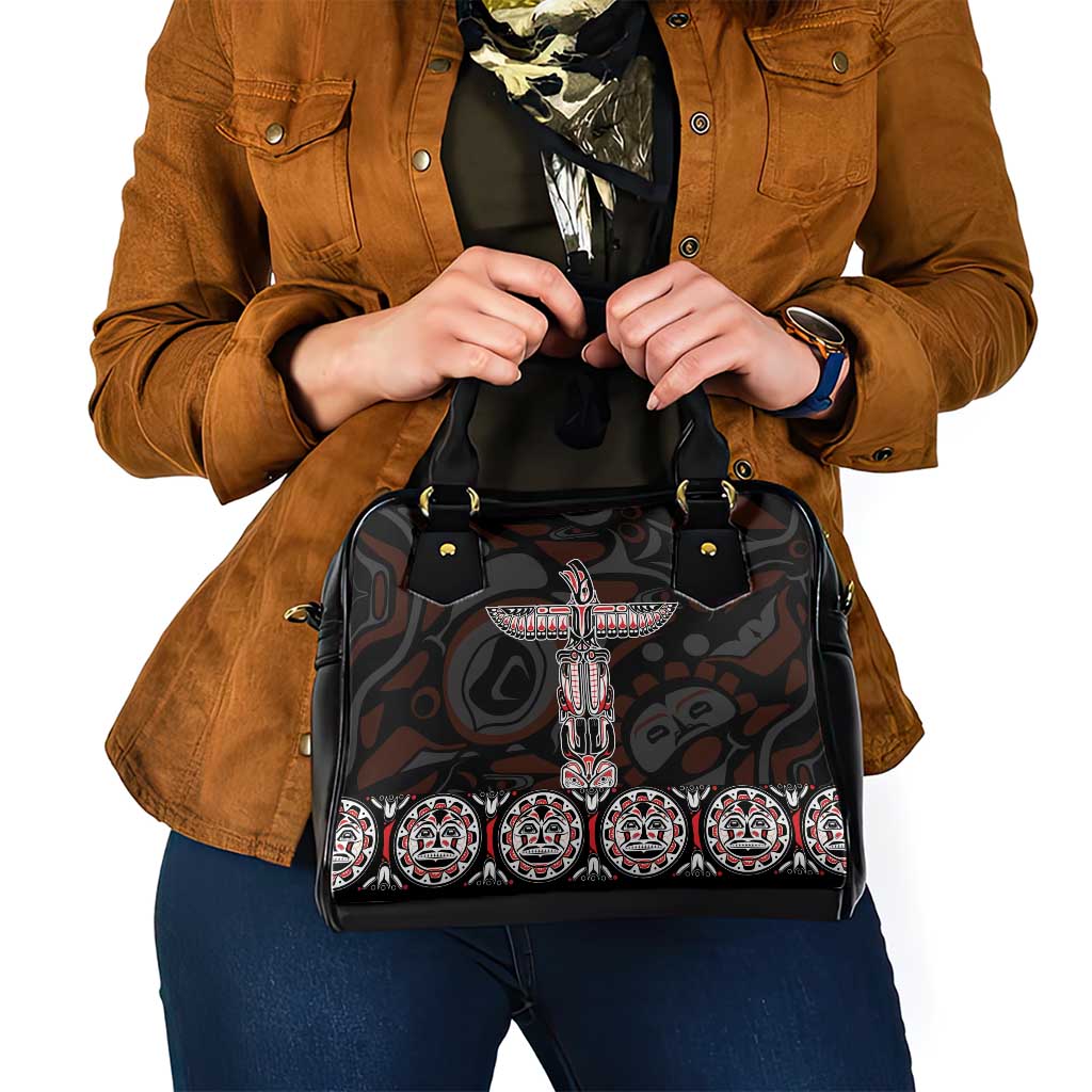 Canada Haida Totem Shoulder Handbag Haida Spirit