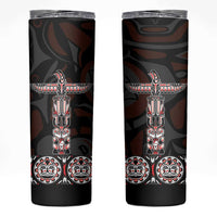 Canada Haida Totem Skinny Tumbler Haida Spirit