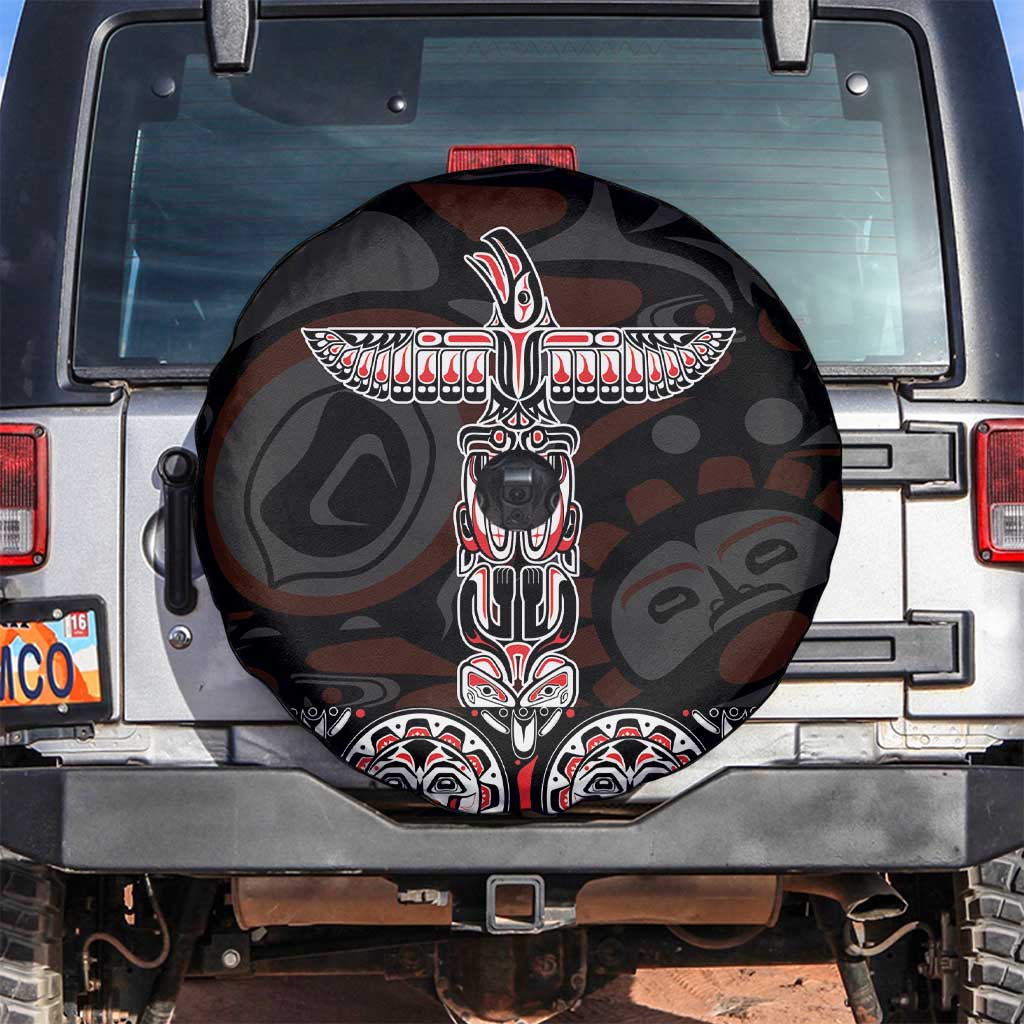 Canada Haida Totem Spare Tire Cover Haida Spirit