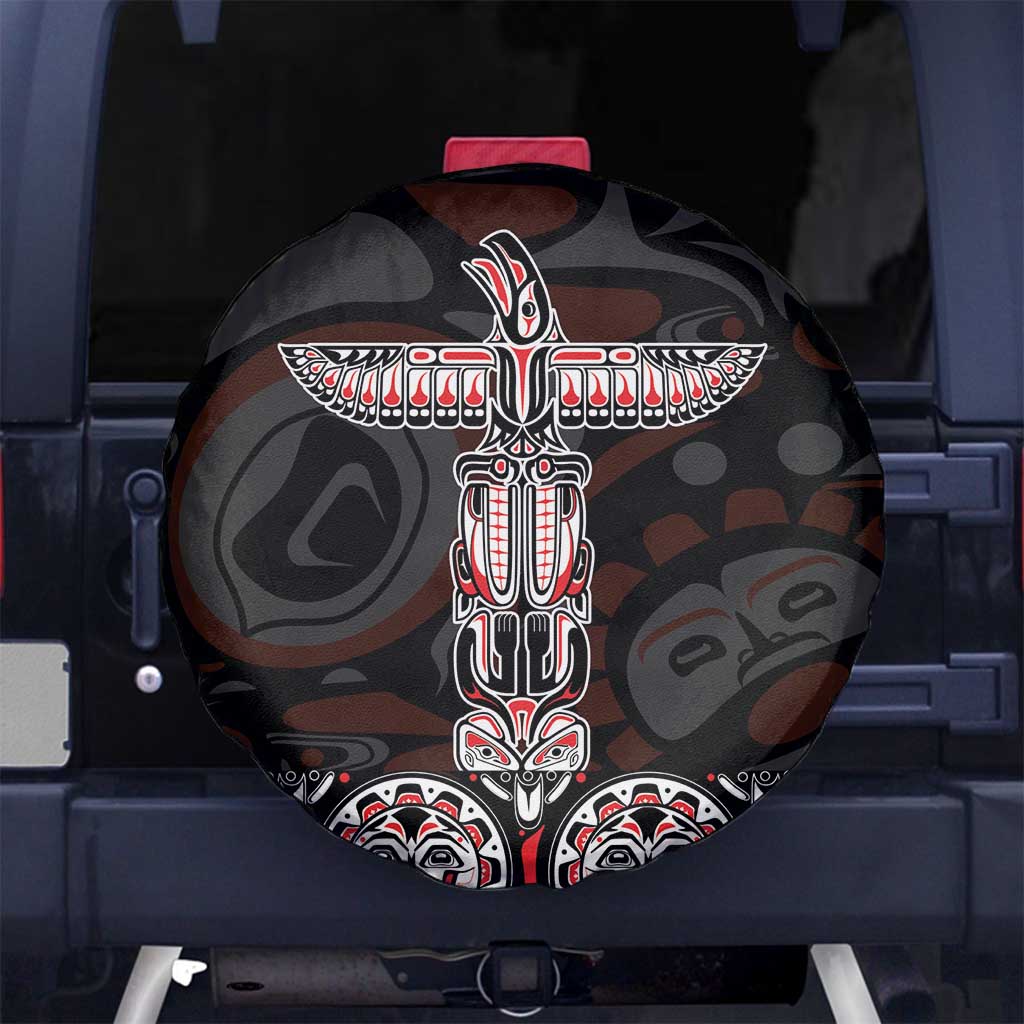 Canada Haida Totem Spare Tire Cover Haida Spirit