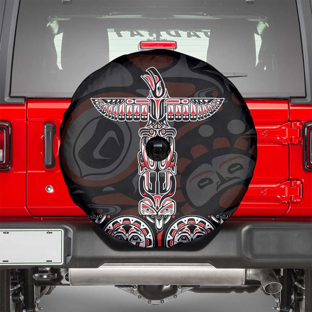 Canada Haida Totem Spare Tire Cover Haida Spirit