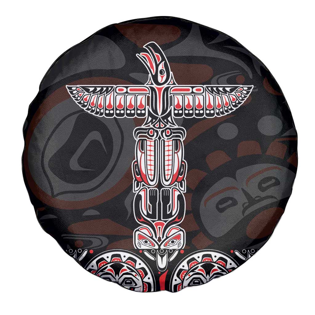 Canada Haida Totem Spare Tire Cover Haida Spirit