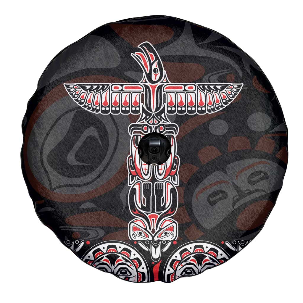 Canada Haida Totem Spare Tire Cover Haida Spirit