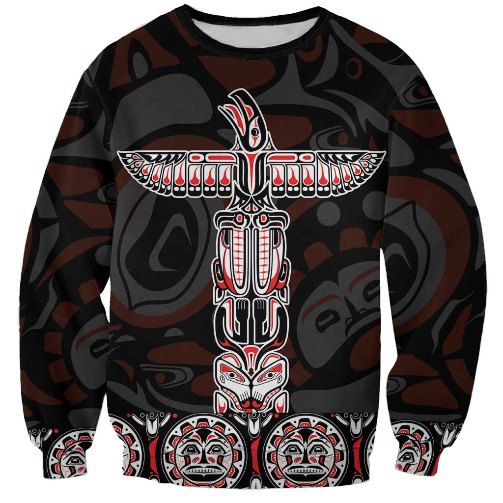 Canada Haida Totem Sweatshirt Haida Spirit