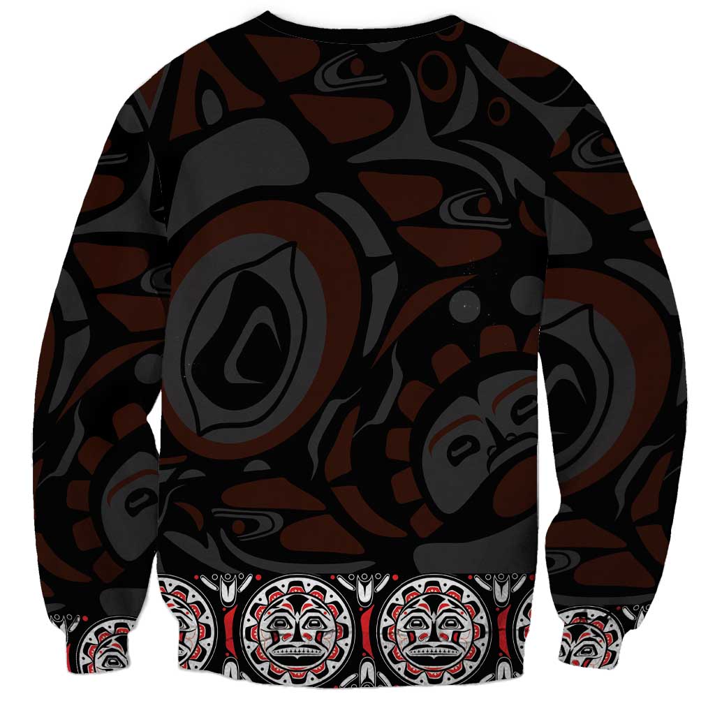 Canada Haida Totem Sweatshirt Haida Spirit