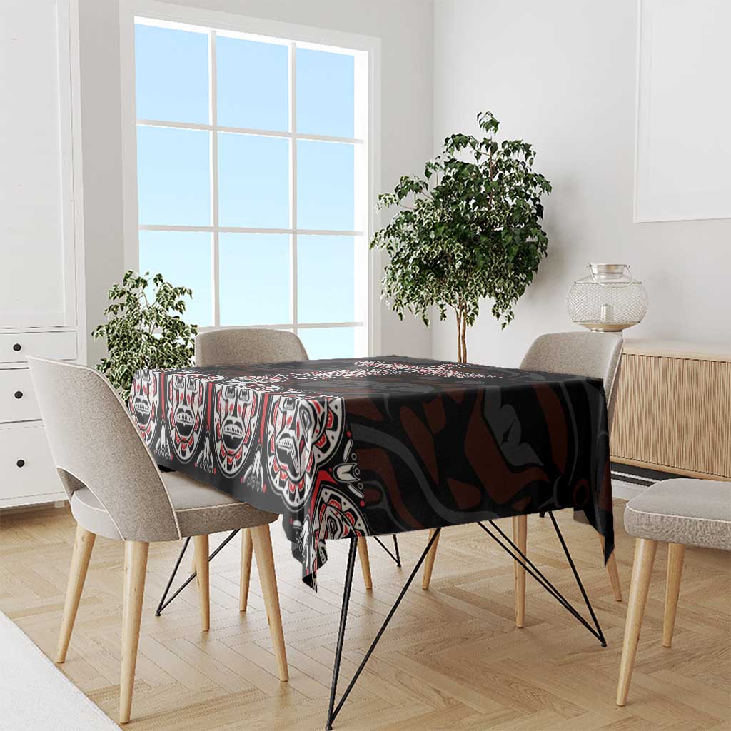 Canada Haida Totem Tablecloth Haida Spirit
