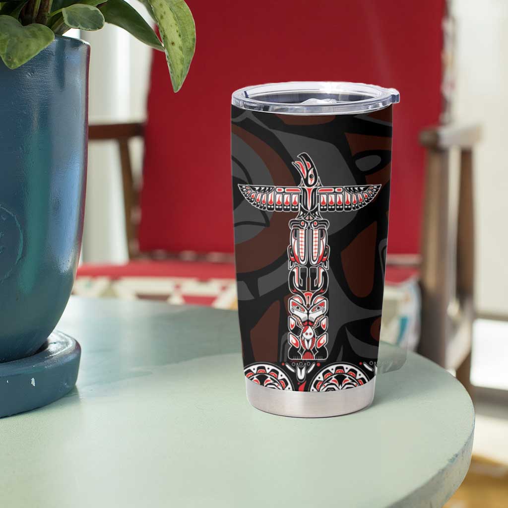 Canada Haida Totem Tumbler Cup Haida Spirit