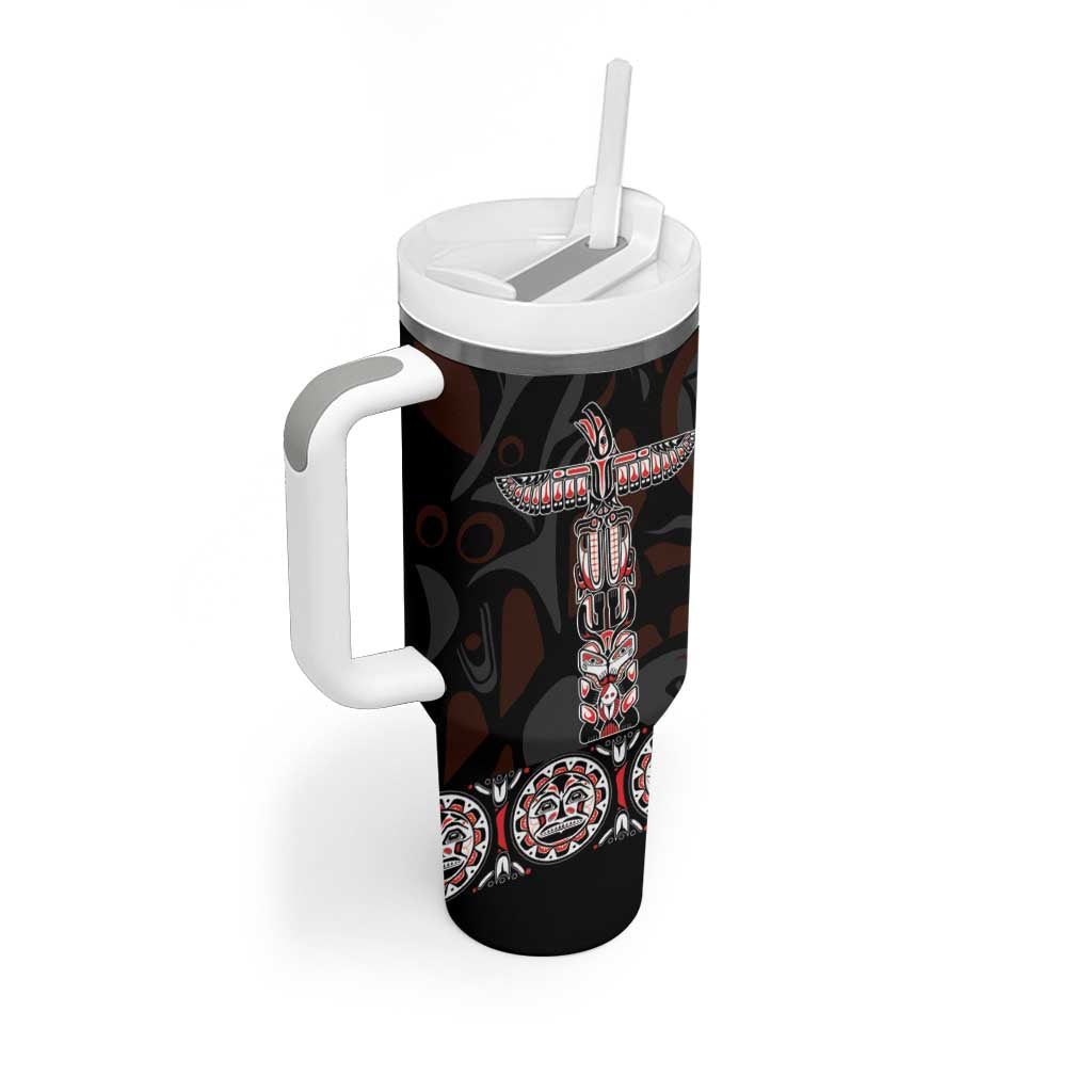 Canada Haida Totem Tumbler With Handle Haida Spirit
