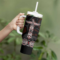 Canada Haida Totem Tumbler With Handle Haida Spirit