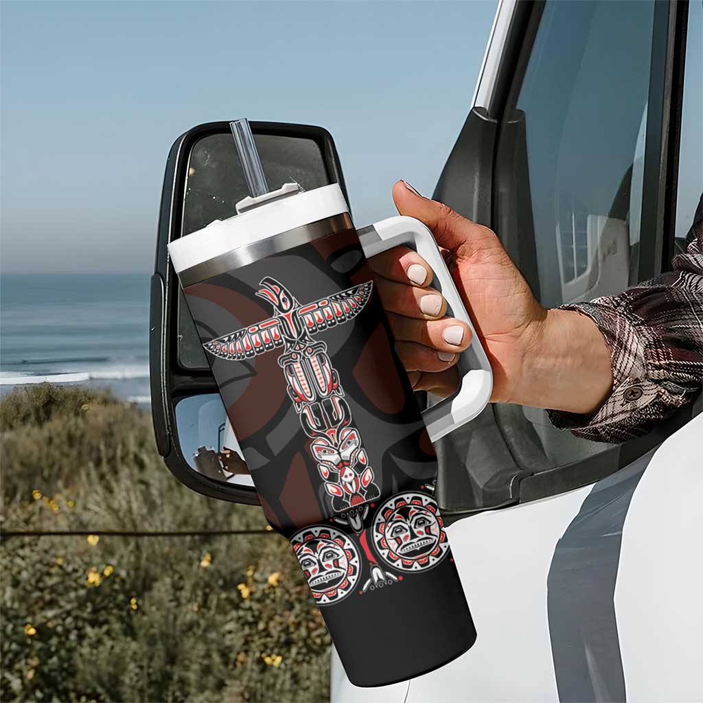 Canada Haida Totem Tumbler With Handle Haida Spirit