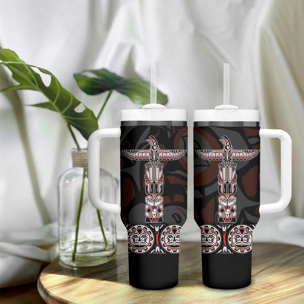 Canada Haida Totem Tumbler With Handle Haida Spirit