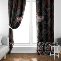 Canada Haida Totem Window Curtain Haida Spirit