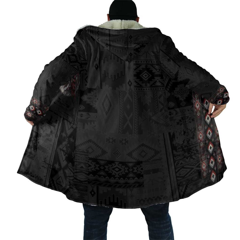 Native American Wolf Cloak Tribal Pattern