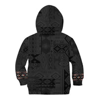 Native American Wolf Kid Hoodie Tribal Pattern