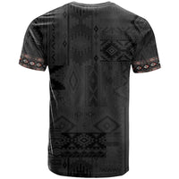 Native American Wolf T Shirt Tribal Pattern