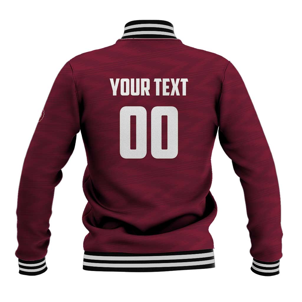 Custom Argentine Football Lanus Baseball Jacket Granate Go Champions