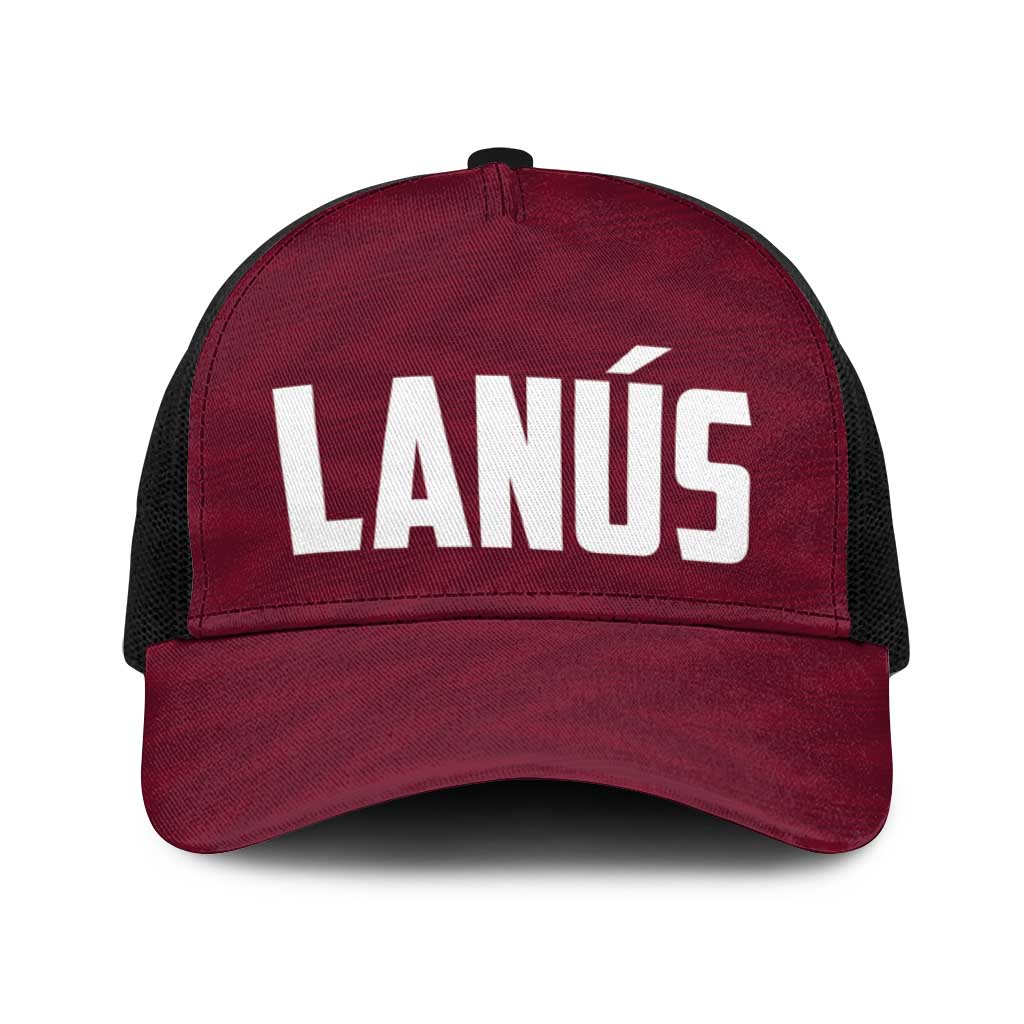 Argentine Football Lanus Baseball Net Cap Granate Go Champions
