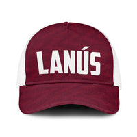 Argentine Football Lanus Baseball Net Cap Granate Go Champions