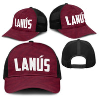 Argentine Football Lanus Baseball Net Cap Granate Go Champions