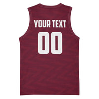 Custom Argentine Football Lanus Basketball Jersey Granate Go Champions
