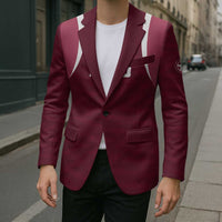 Custom Argentine Football Lanus Blazer Granate Go Champions