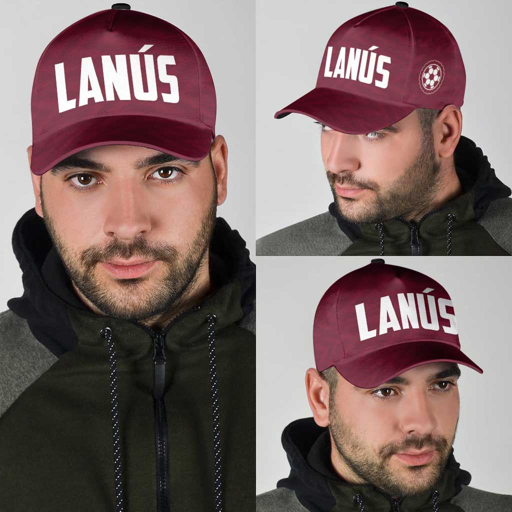 Argentine Football Lanus Classic Cap Granate Go Champions