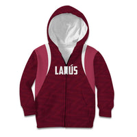 Custom Argentine Football Lanus Kid Hoodie Granate Go Champions