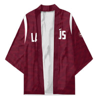 Custom Argentine Football Lanus Kimono Granate Go Champions